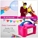 Party Propz 220V 600W Dual Nozzle Electric Air Balloon Pump Machine - Pack of 1 Balloon Pump Machine | Balloon Blower Machine | Balloon Pumper | Balloon Inflator Pump Electric (Pink) gallery image