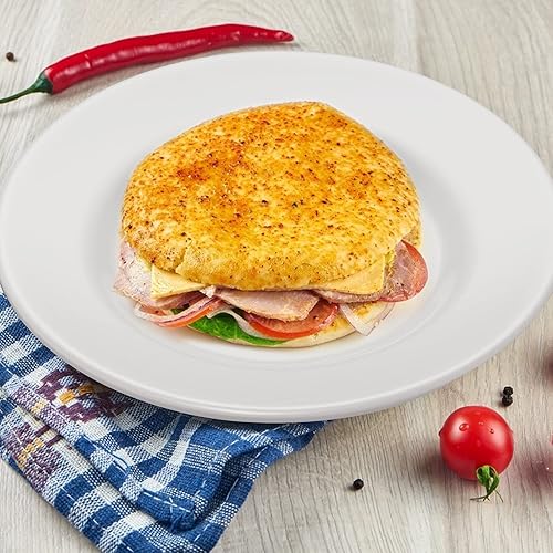 Miniatura 11 de Platos llanos de melamina, redondos, de lado ancho, plato profundo, blanco, 10 pulgadas, juego de 6, PYW-10-06