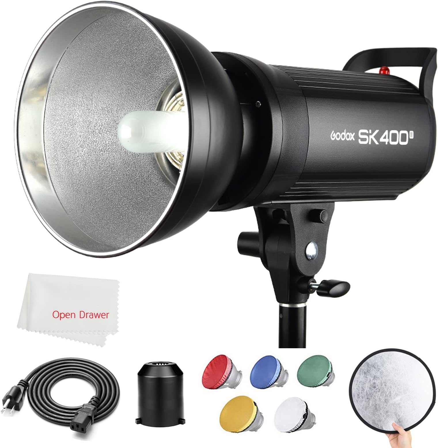 Godox SK400II Flash 400Ws Professional Studio Flash Strobe with Built-in 2.4G Wireless X System Compatible for Bowens Mount Softbox