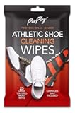 ProPlay Athletic Shoe Cleaning Wipes | Carnauba Wax Included | Repels Water from Shoes | Powerful Cleaner That Removes Dirt, Grass, and Sand | Convenient, Resealable Pack - Unscented 1 Pack