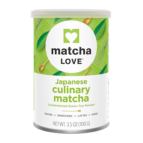 Matcha Love Culinary Matcha - Hojas de té verde finamente molidas 35 onzas polvo de matcha estilo japonés