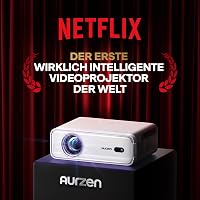 Proiector Inteligent Aurzen Eazze D1 - Suport 4K, Full HD 1080P, Netflix, Dolby Audio, Autofocus, WiFi, Bluetooth, Experiență Cinema Acasă 2