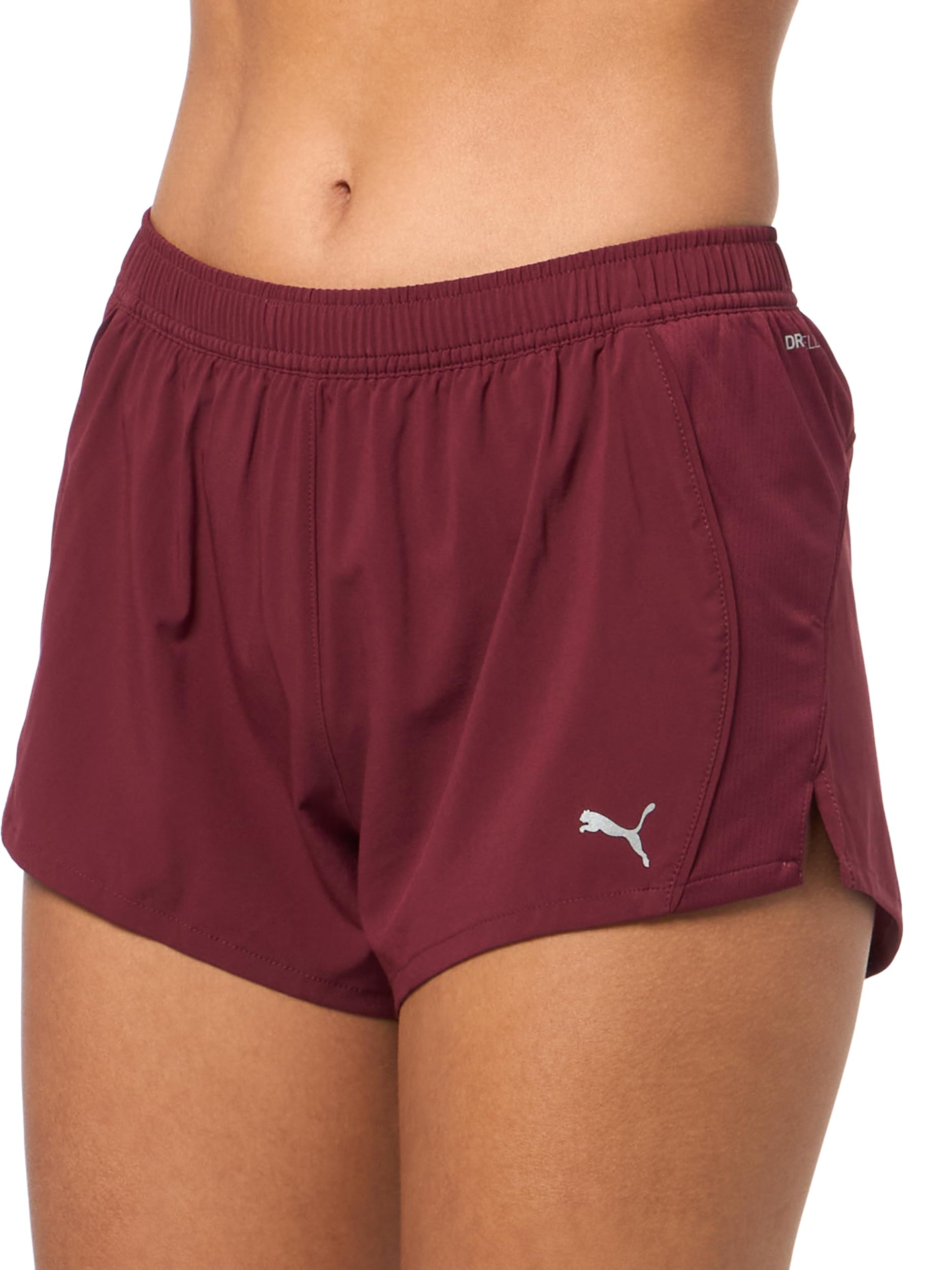 Puma Damskie spodenki Run Favorite Velocity 7,6 cm (dostępne w dużych rozmiarach), rubinowy połysk Ah25, XXL
