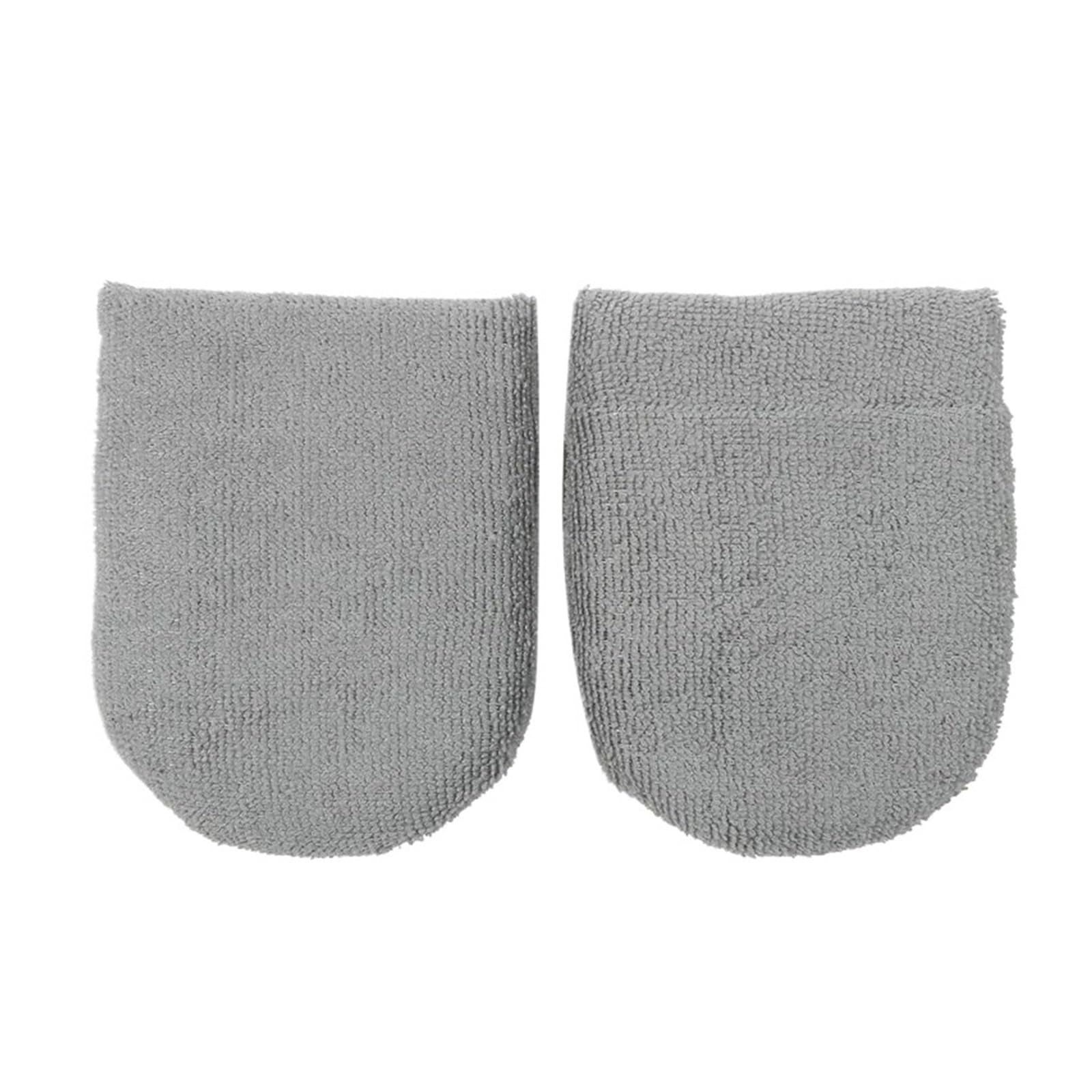2/6pcs Car Polishing Wax Sponge Soft Microfiber Car Wax Applicator Mitts Foam Applicator Pad For Car Detailing Care Tool(Gray 2Pcs)