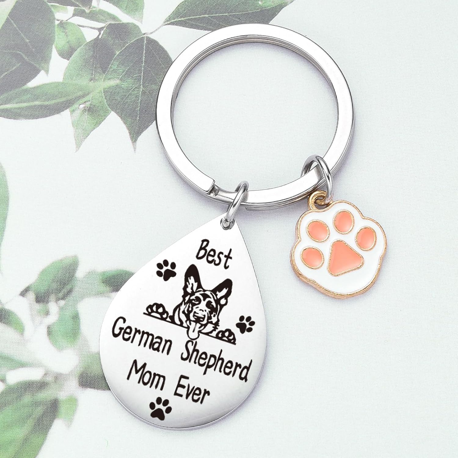 Best German Shepherd Mom Ever Keychain German Shepherd Dog Lover Gifts For Women Pet Gifts - Image 3
