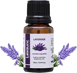 Lavender Essential Oil, 100% Pure & Natural – Calming Aromatherapy, Skin & Hair Care, Stress Relief – 10ml