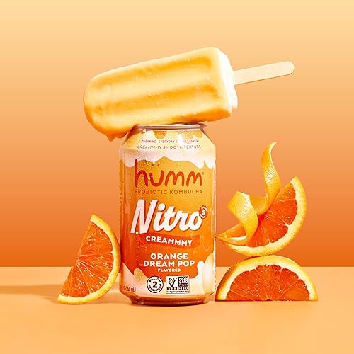 Miniatura 24 de Humm Paquete variado de refrescos probióticos espumosos, crema de limón y bayas, cero azúcar, cero calorías, 2 mil millones de probióticos, vitamina