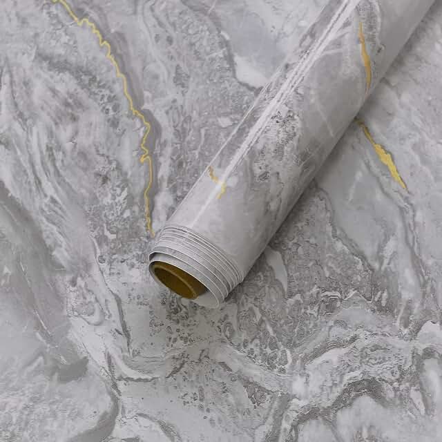 BAYYA Grey Marble Countertop Wrap
