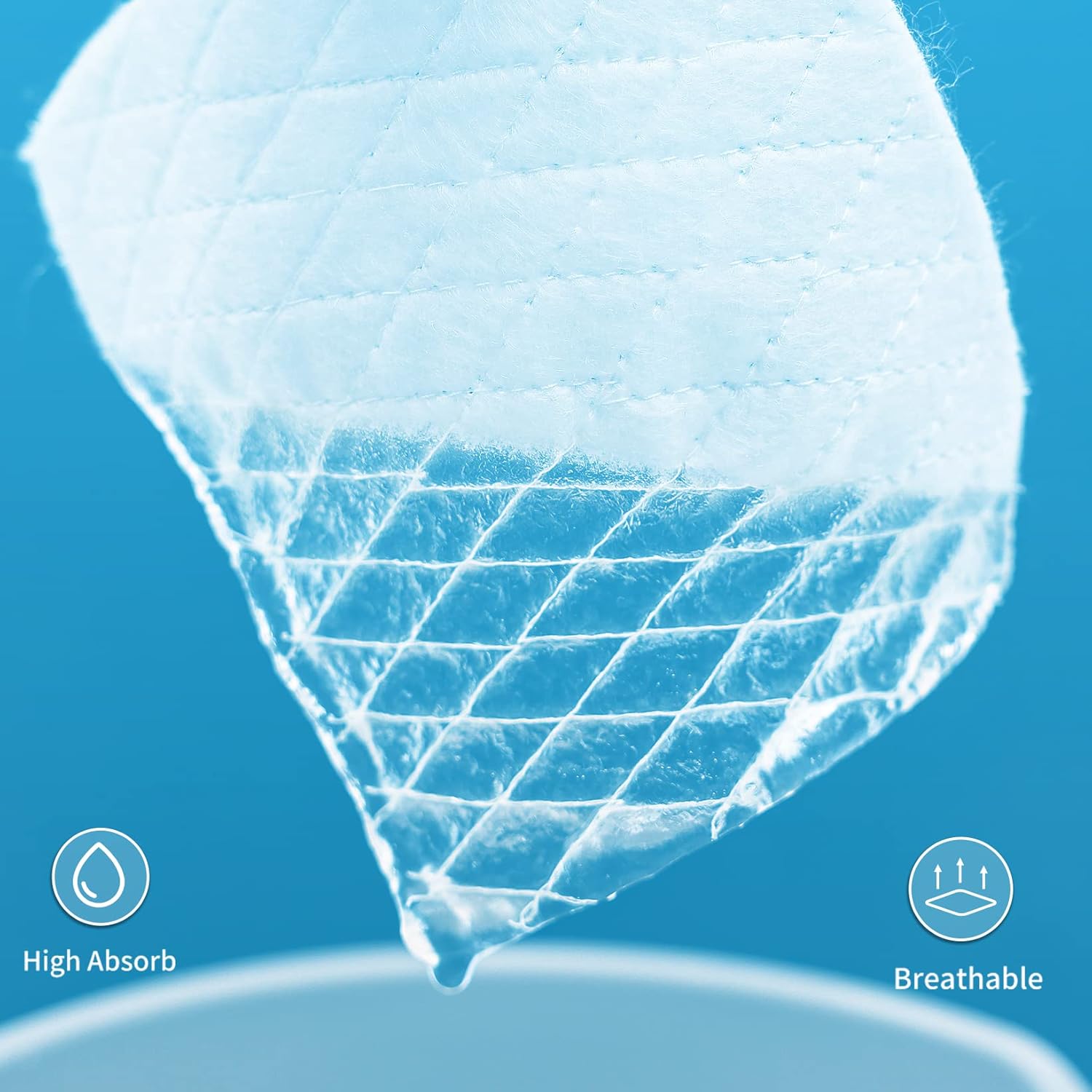 Buy Niceful CMC Gelling Fiber Dressing Extra 4 x 5, Soft Non-Adhesive ...