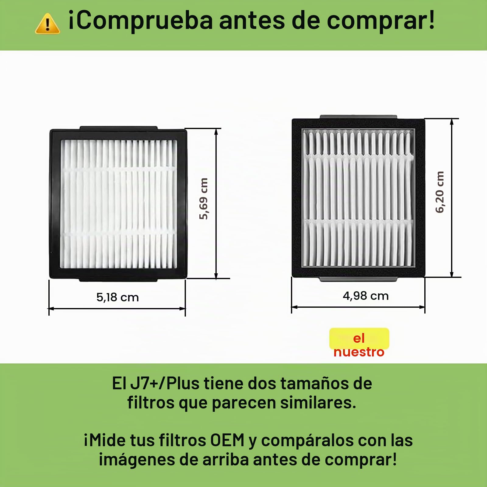 Piezas de vacío de reemplazo para la Serie Irobot Roomba I & J & E, 1 Pinceles de Goma, 3 filtros, 3 cepillos Laterales para i1+/i2+/i3+/i4+/i5+/i6+/i7+/i8+/j5+/j6+/j7+/j8+/j9+/e5/e6 Modelo