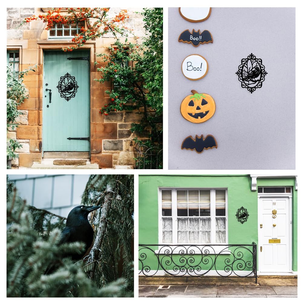 Arbre de vie en métal -Décoration Murale en Métal avec des Chats,Noir Tenture Décor Silhouette Arbre de vie en métal -Décoration Murale en Métal avec des Chats,Noir Tenture Décor Silhouette