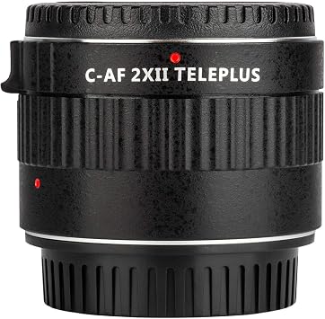 VILTROX Auto Focus 2X Teleconverter Extender Converter for Canon EF Mount Super Telephoto Lens 135mm f/2L,200mm,300mm,400mm,600mm,70-200mm,100-400mm and DSLR Camera 5DII 80D 760D 7D,Black
