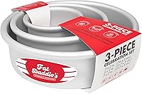 Vista 52 de Fat Daddio's Moldes para pasteles redondos de aluminio anodizado, juego de 2 piezas, 9 x 3 pulgadas