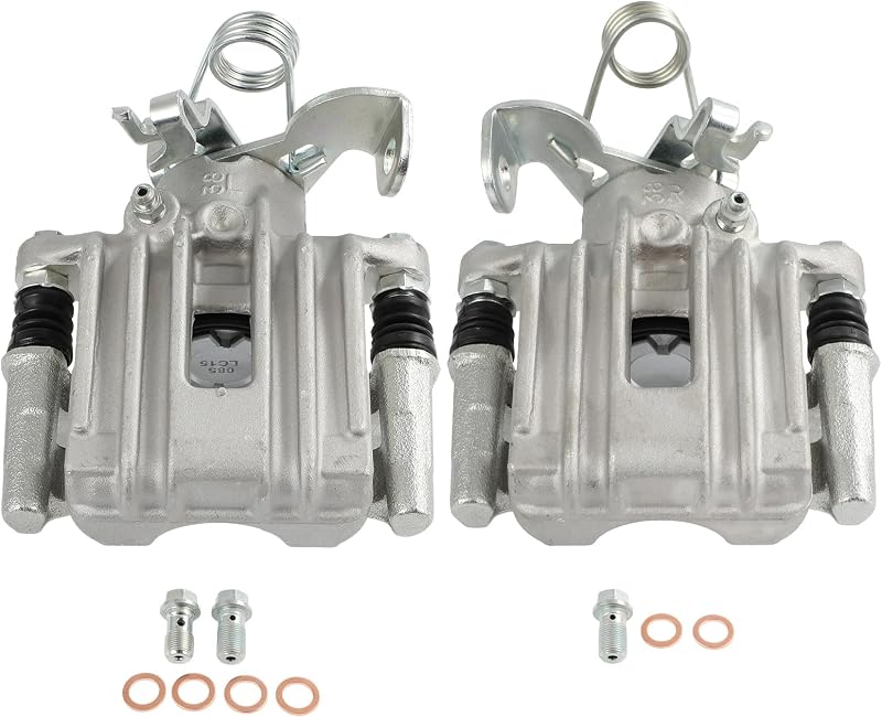 Par de pinças de freio traseiras cciyu com suporte para Audi A4 e A4 Quattro – 2 unidades
