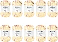 Vista 43 de 250g (5x50g) de hilo acrílico para crochet/tejido, hilo de gradiente de colores, 5 rollos de madejas, perfecto para cualquier proyecto de mini