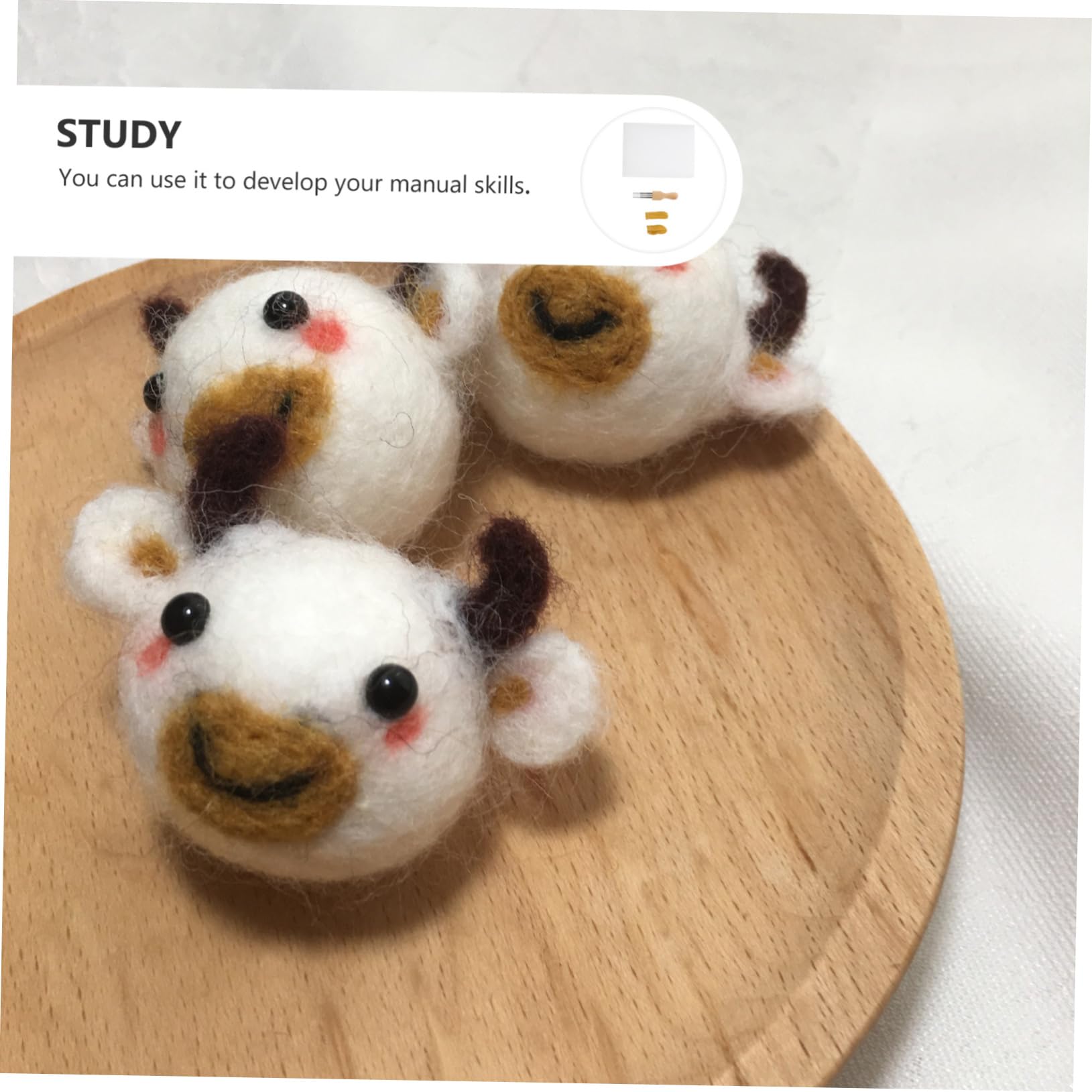 ARTIBETTER 1 Set Felting Needle Craft Kit with Felt Punch Needles for DIY Embroidery Projects Ergonomic Design and Lightweight for Comfortable Use Random Color