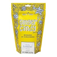 Vista 6 de Gem Gem Caramelos de jengibre masticables (Original, 6.5 oz, 1 paquete)