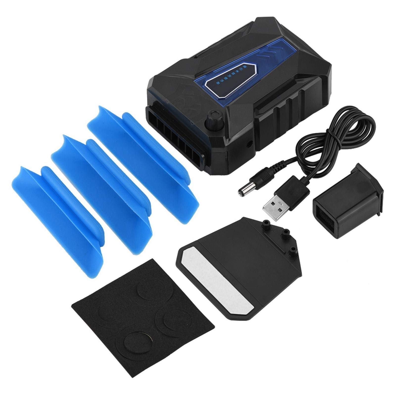 Refroidisseur de Ventilateur pour Ordinateur Portable - Refroidisseur de Jeu Externe - Ventilateur de Refroidissement USB à Extraction d'air 2000-4100RPM