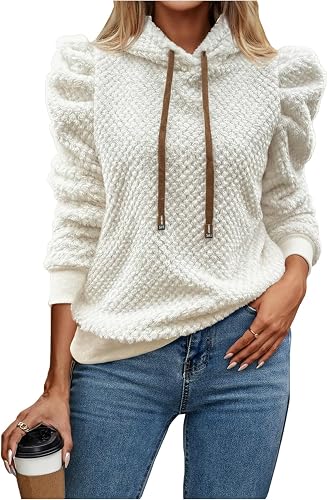SOLY HUX Women's Hoodies Fleece Hooded Long Sleeve Sweatshirt Fall Pullover Tops