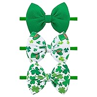 Vista 12 de YanJie Diademas de Nylon para Bebés Niñas Recién Nacidas Lazos Hechos a Mano Diademas con Lazos Accesorios para el Cabello para Recién Nacidos Bebés