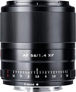 VILTROX 56mm F1.4 STM XF Lens Auto Focus APS-C Frame Standard Prime Lens Large Aperture For Fujifilm Fuji X-Mount Mirrorless Camera X-M1 X-H1 X-PRO1/2/3 X-T2 X-T3 X-T4 X-T20 X-T30 X-T200 X-S10