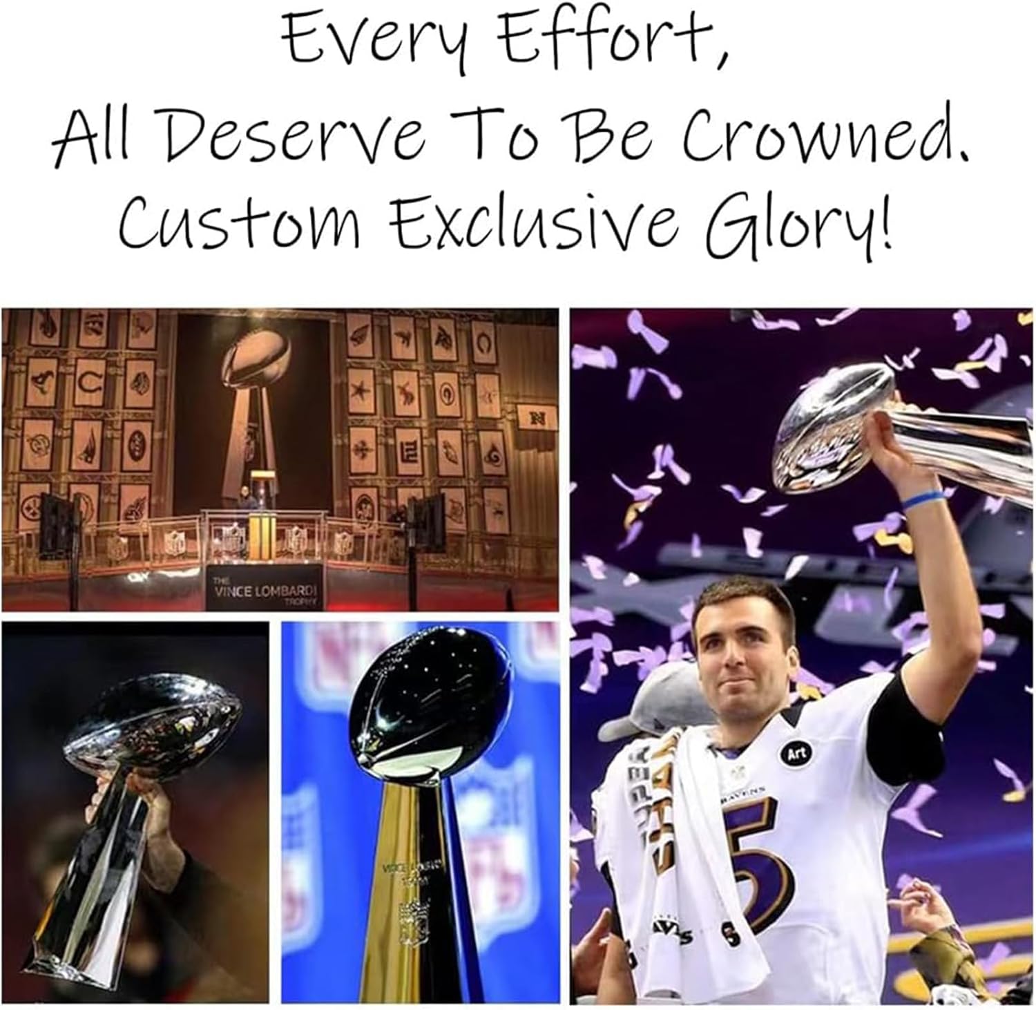 Football Trophy Collection/Souvenir/Fans/Home Decorations/Gifts/Trophies, Personalized Customization，Chiefs Superbowl Trophy