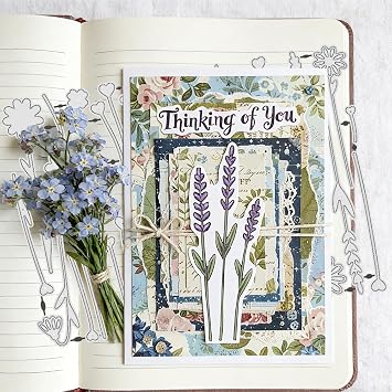 UNICRAFTALE 30Pcs Flower Cutting Dies for Card Making & Scrapbooking