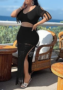 トップス Nana ribbon crochet set Black Nana ribbon crochet set