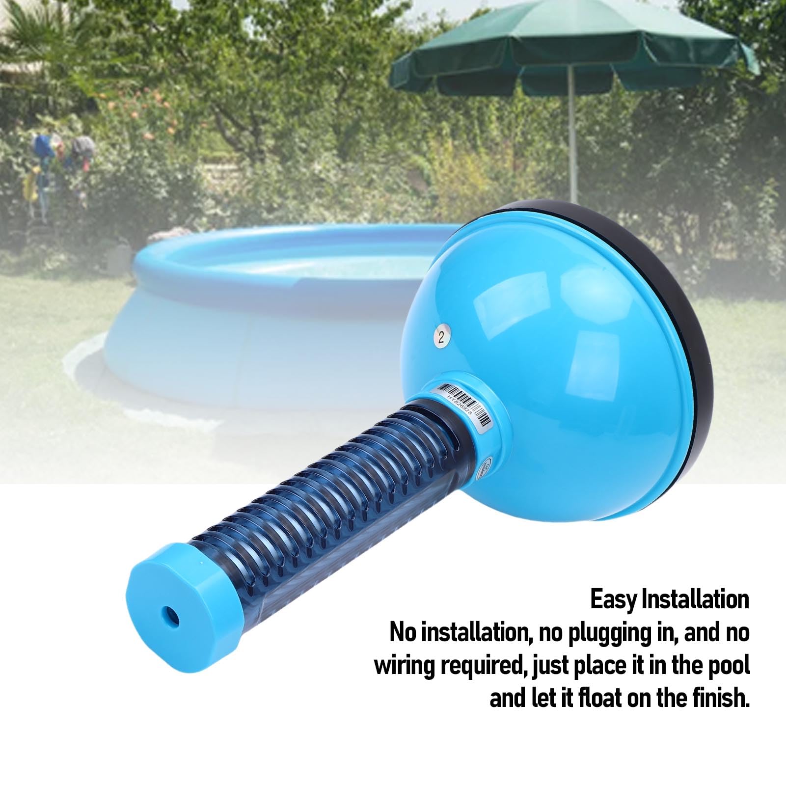 Fabater Alimentador Automatizado de Clorador Salino para Piscina, Generador de Energía Solar con Tecnología Avanzada de Microcomputadora, Seguro y Fácil de Usar