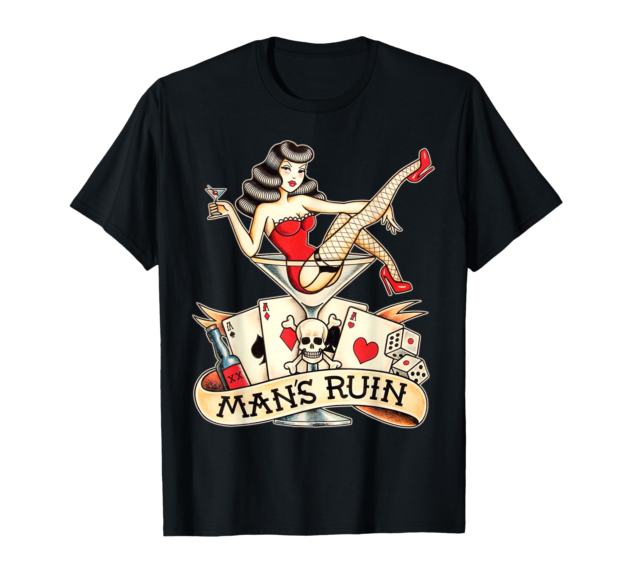 タトゥースタジオヤマダ Man’s Ruin Tシャツ ブルー M TSY TATOO STUDIO YAMADA Tシャツ 山田蓮 ✓TATOO STUDIO YAMADA Tシャツ