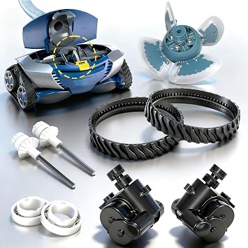 sixcow R0796200 Tune Up Kit Replacement for Zodiac MX8 MX8EL MX6 MX6EL Pool Cleaner Vacuum, Rebuild Kit Replace R0524900, R0526100, R0527000, R0525100, R0524700, R0524800