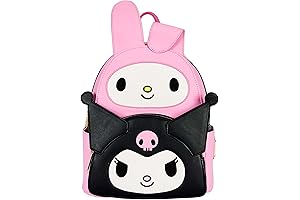 Sanrio Hello Kitty My Melody Kuromi Double Pocket Adult Womens Double Strap Shoulder Bag Purse
