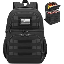 Tactical Lunch Backpack for Men,Insulated Double Deck Cooler Backpack