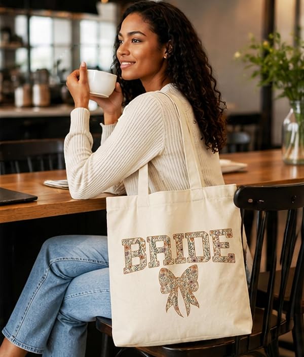 Dovridge Wedding Bachelorette Gifts Tote Bag for Bride by Dovridge - Used condition - Image 2