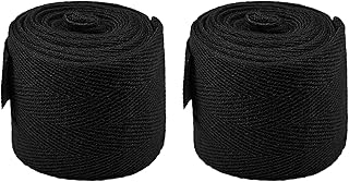 2 Pieces Boxing Hand Wraps Elastic Wrist Compression Bandage Training Sparring Inner Gloves for Martial Arts Kickboxing Muay Thai, 138 Inches