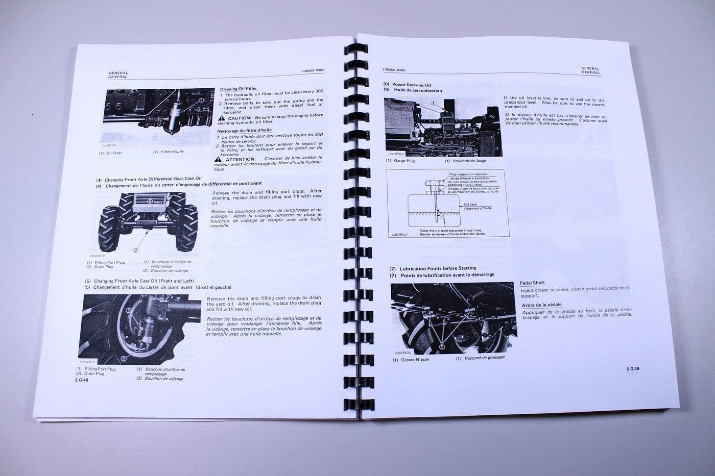 Workshop Service Manual for Kubota L355SS Tractor Repair Shop Book Overhaul