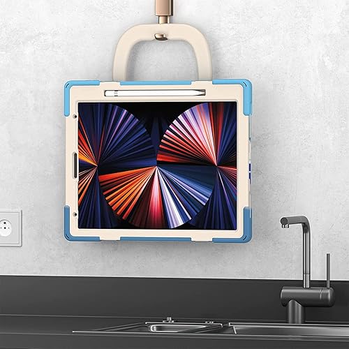 Vista 129 de Funda para iPad (A16) de 11 pulgadas 2025, Aslo para iPad 10 de 10.9 pulgadas 2022, funda resistente a prueba de golpes, soporte giratorio, soporte