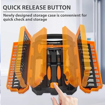 MANUFORE Orange Carft Knife and Pink Sewing Scissors Bundle