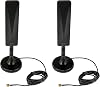 Proxicast 4G/LTE Universal Wide Band 5 dBi Omni-Directional Paddle Antenna + SMA Magnetic Base for Cisco, Cradlepoint, Digi, MoFi, Pepwave, Sierra Wireless and Many Others (ANT-120-007-MAG)