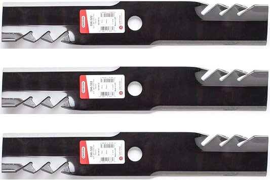 3PK Oregon 596-322 Gator Blades for Exmark 52 Lazer Z X-Series LZX740EKC526W0