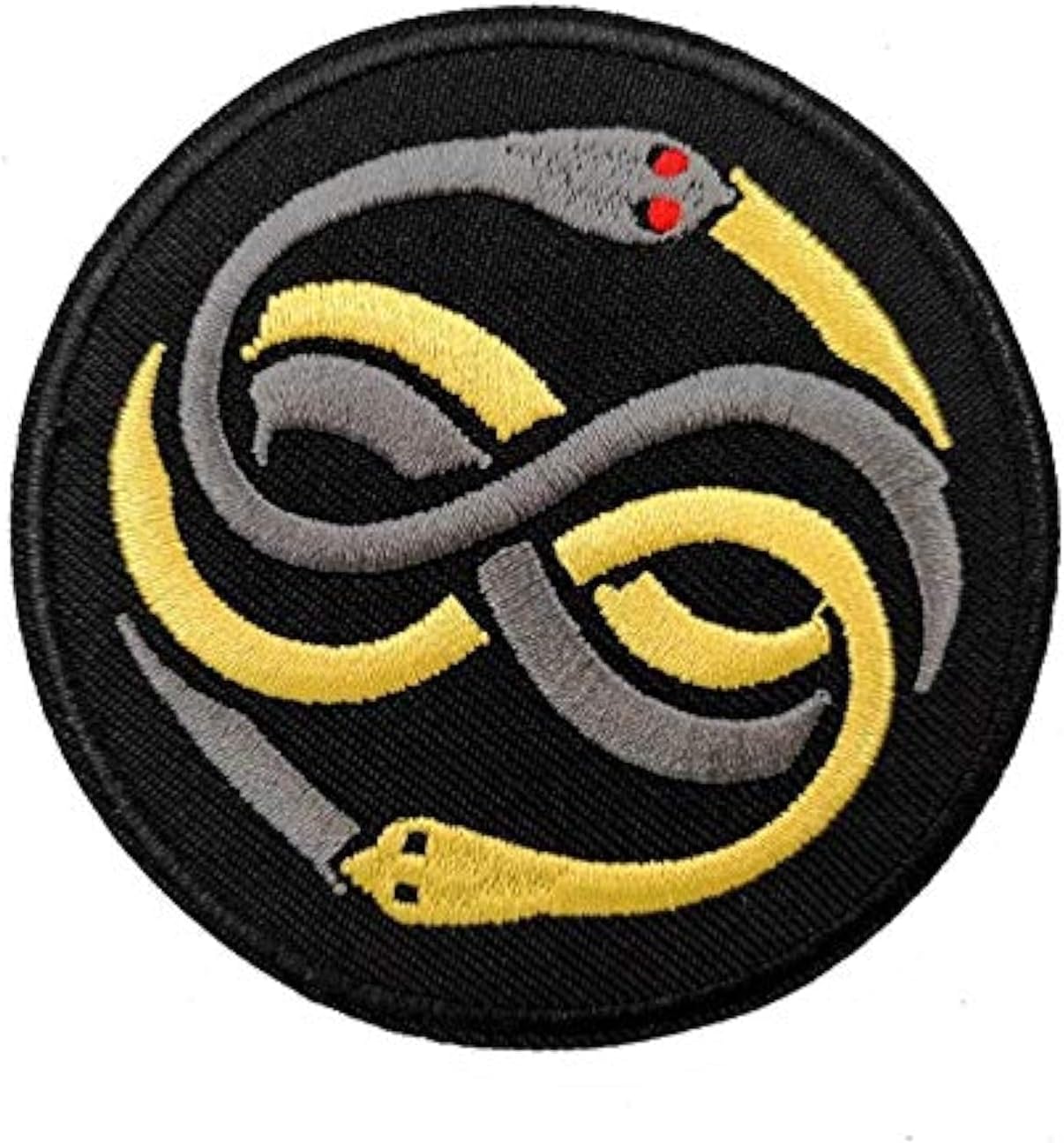 Cute-Patch The Neverending Story Auryn Snakes Embroidered Iron on sew on Patch Horror Monster Gifts