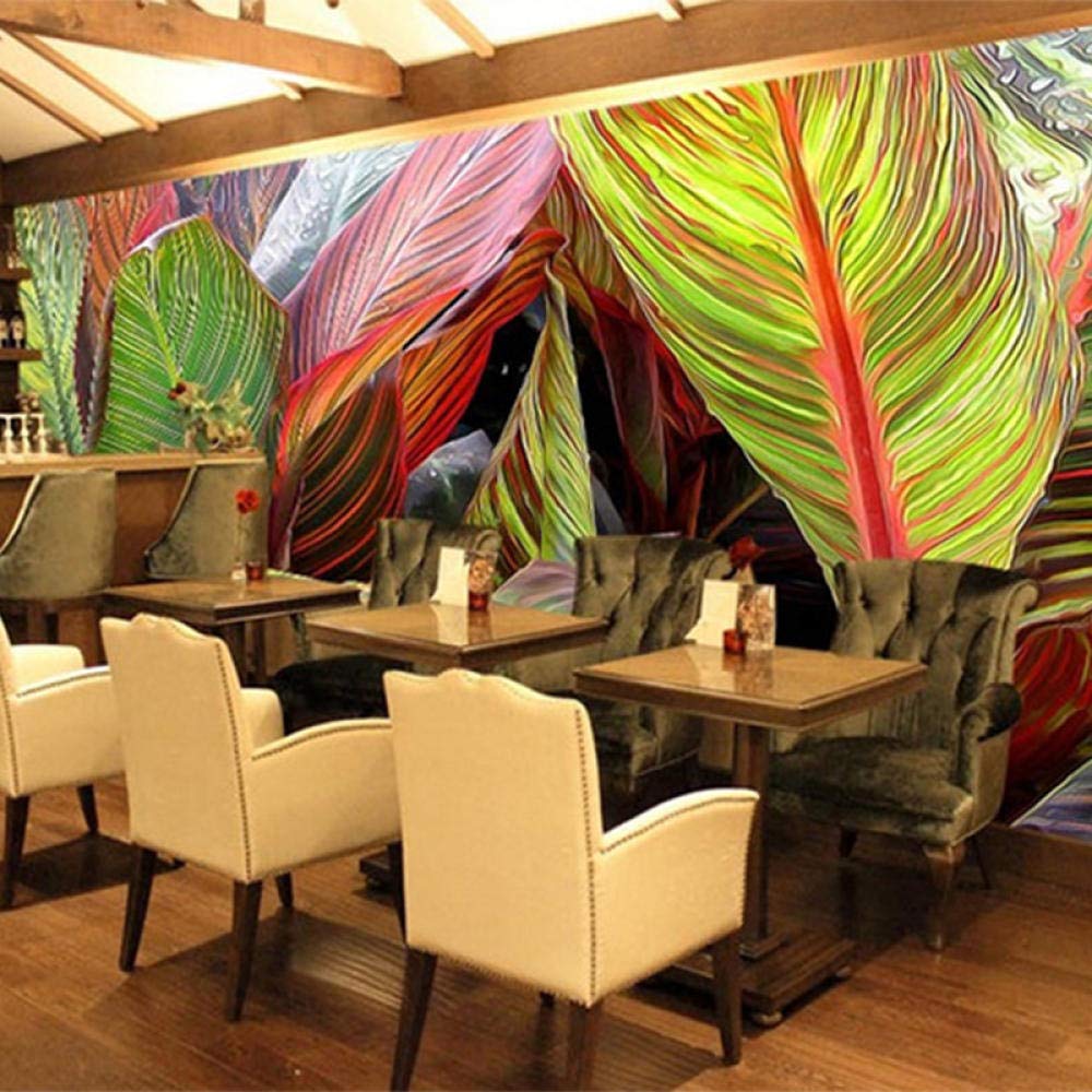 Papier peint 3D salon photo panoramique forêt tropicale 250x175
