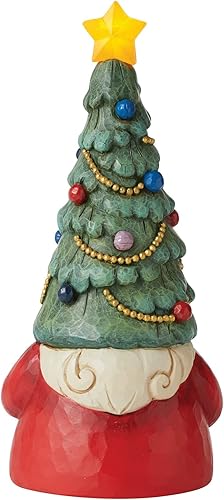 Miniatura 3 de Enesco Jim Shore Heartwood Creek - Figura iluminada para árbol de Navidad, gnomo, 9.25 pulgadas, multicolor