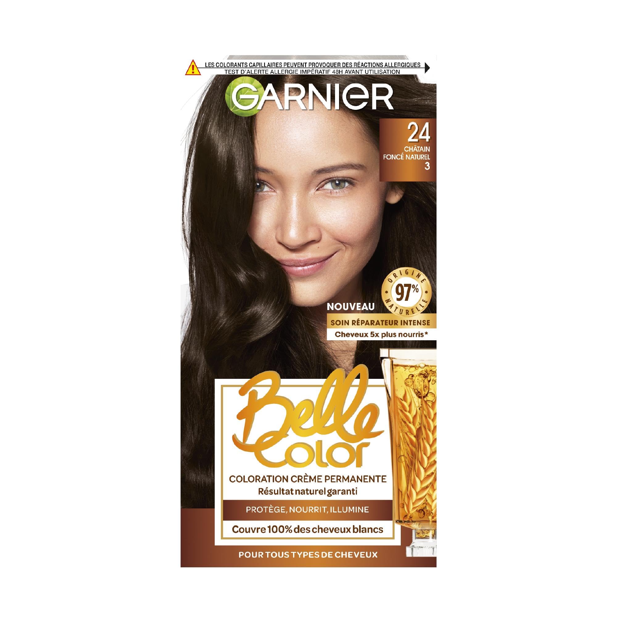 GARNIER - Coloration - Belle Color - 24 Chatain Foncé Naturel