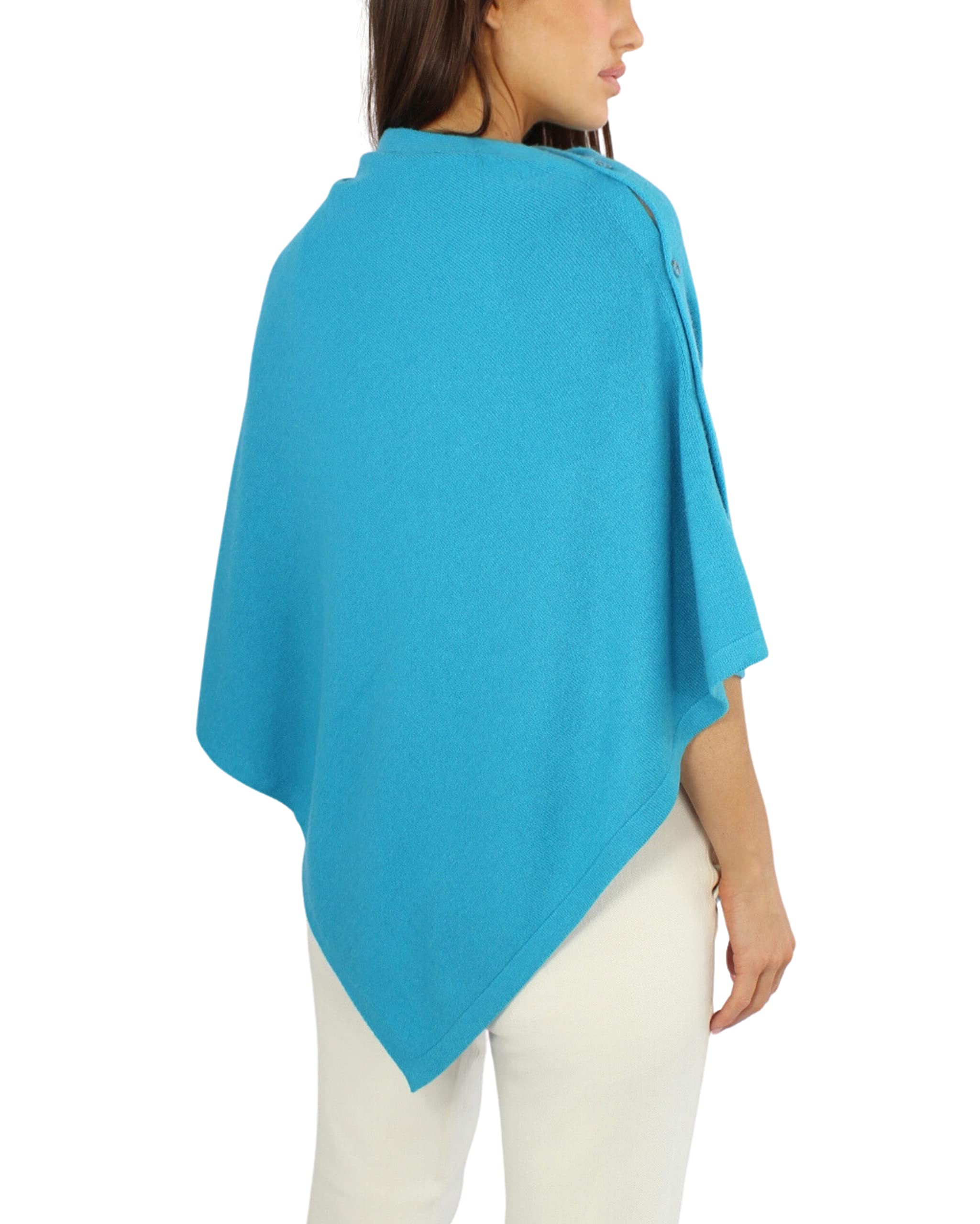 Win's Poncho en cachemire mélangé pour femmes - Fabriqué en Italie