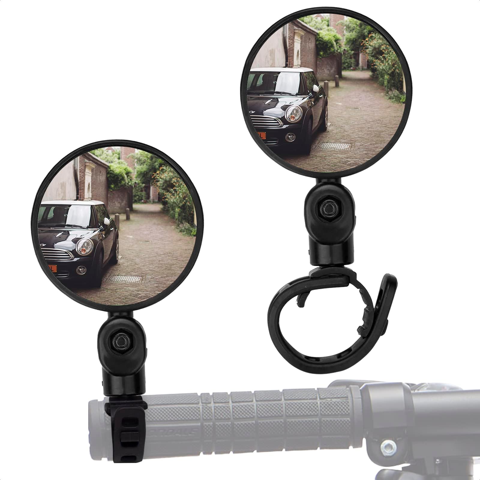 LOKO Bike Mirrors for Handlebars Rear View Mirror Bike Mirrors for