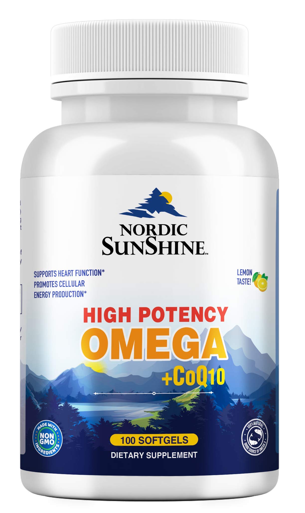 Sponsored Ad – High Potency Omega 1280mg Plus COQ10 100mg, 100 Softgels