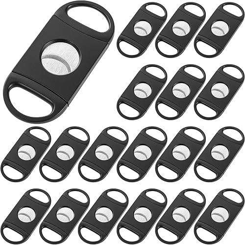 18 Pack Cigar Cutter Set, Double Blade Cigar Clippers for Men