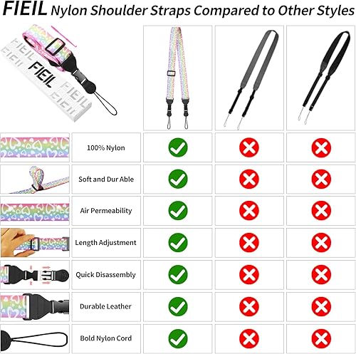 Miniatura 60 de Correa de nailon para iPad, correa ajustable para el cuello de la cámara, cómoda correa de hombro para iPad, tableta de teléfono celular, cámara