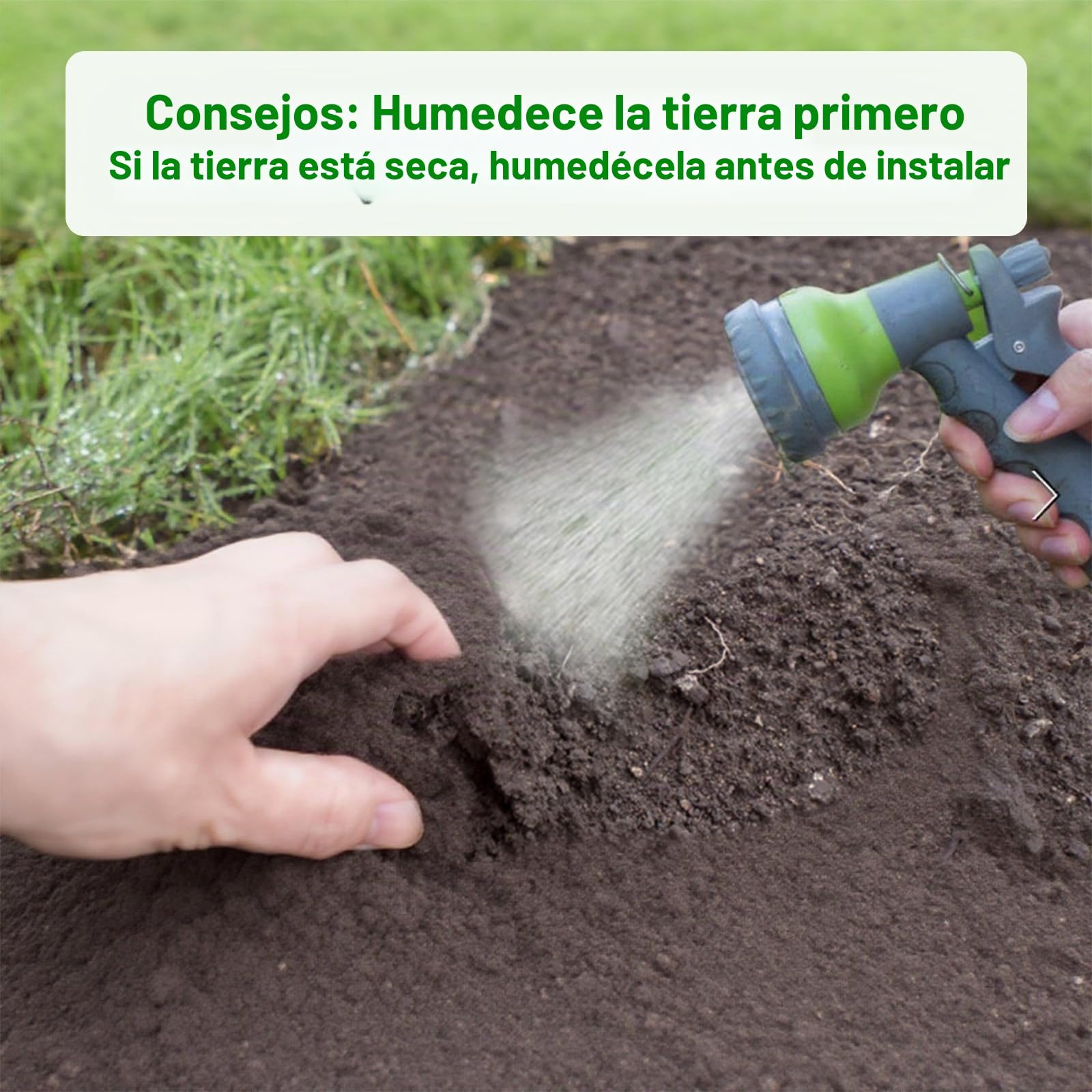 Borde De CéSped En Forma De L, Tira De 10 M con 30 Estacas De FijacióN, Ideal para Aislar CéSped Y Piedras, Y para Crear Zonas Verdes En Jardines Y Parques (Negro, Altura 5 cm)